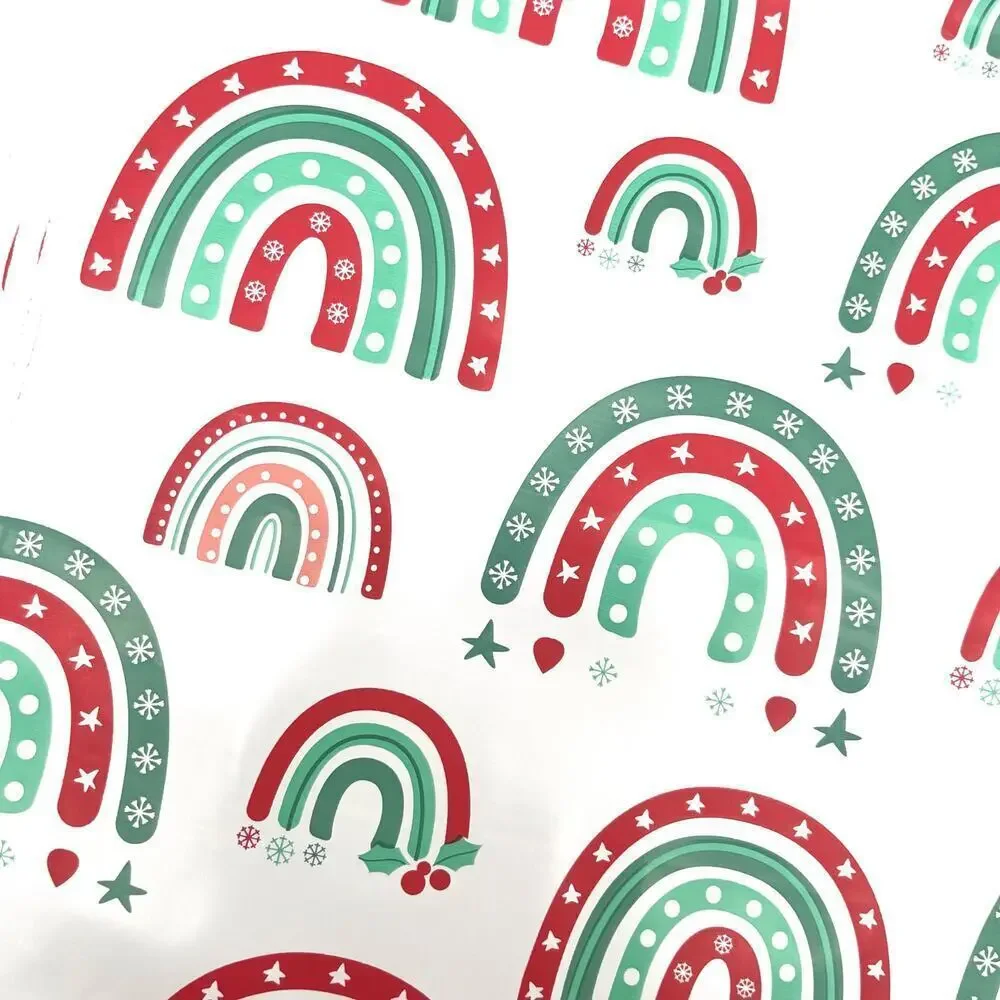 CHRISTMAS WRAPPING BAGS, Polymailers, 40 Pieces